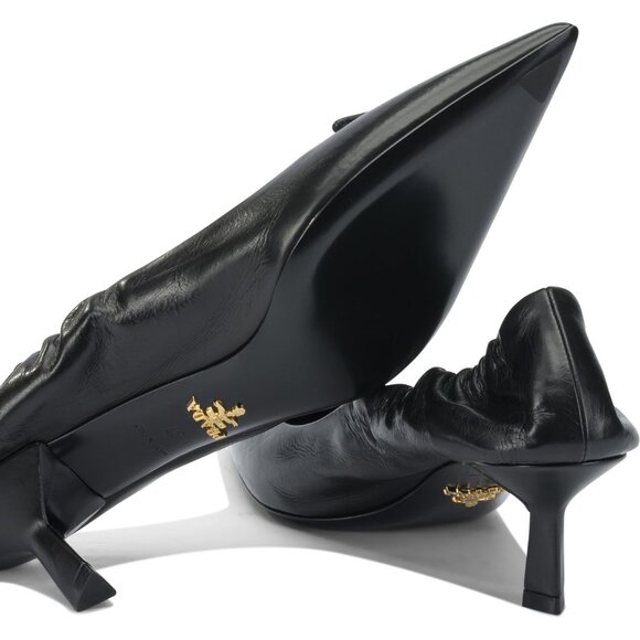 Prada Leather Pumps With Logo IT 36 Women - Picture 5 of 5